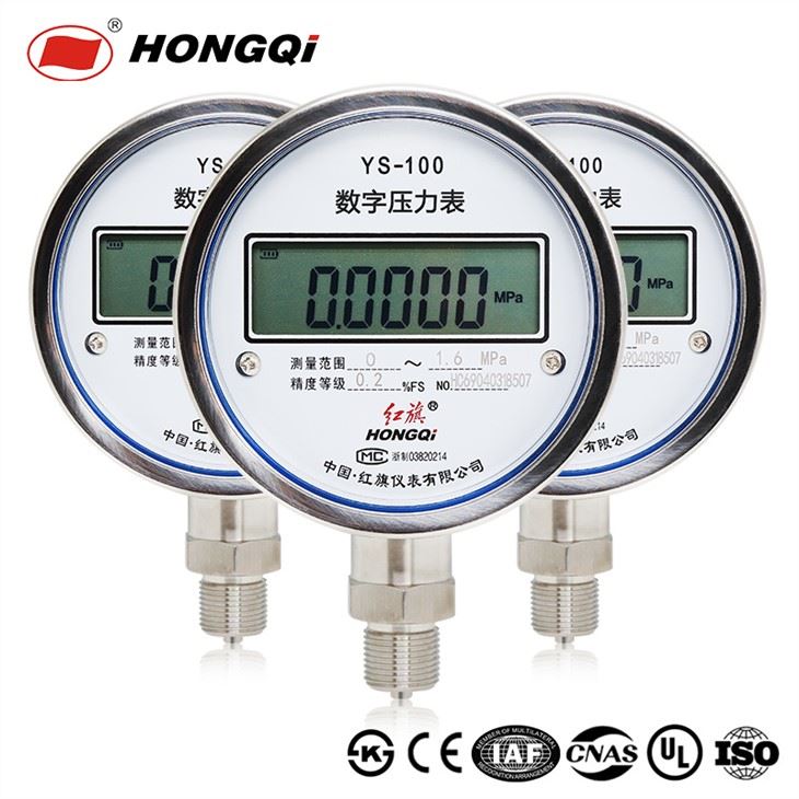 digitale manometer manometer roestvrij staal digitale manometer voor olie water brandstof