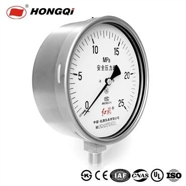 6" veiligheids explosieveilige dubbellaagse glazen manometer