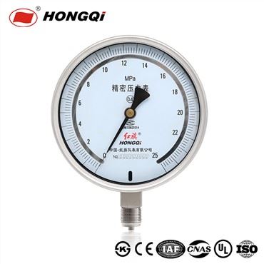 Hoge precisie manometer met radiale richtingsaansluiting 0.25 Grade